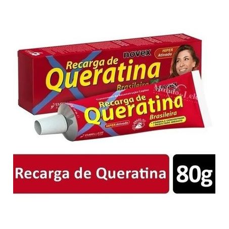 Creme de tratamento novex recarga de queratina 80g