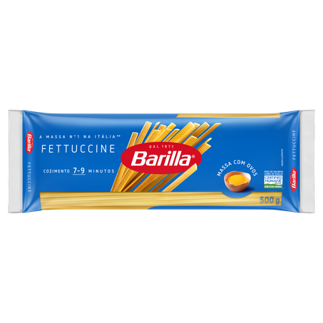 MACARRÃO FETTUCCINE COM OVOS BARILLA 500G