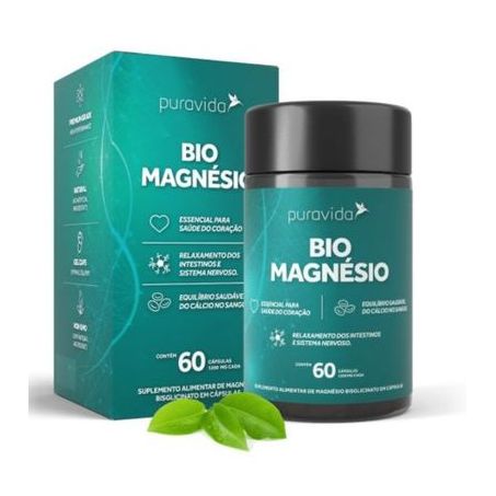 Suplemento puravida bio magnesio 60 capsulas