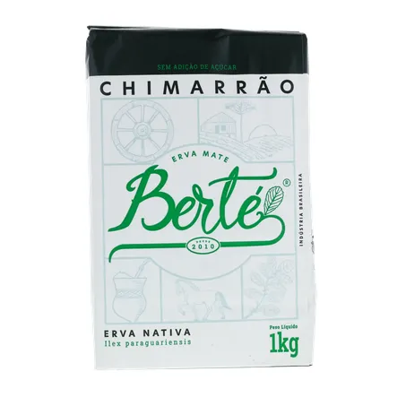 Erva mate berte s-acucar 1kg 360-2