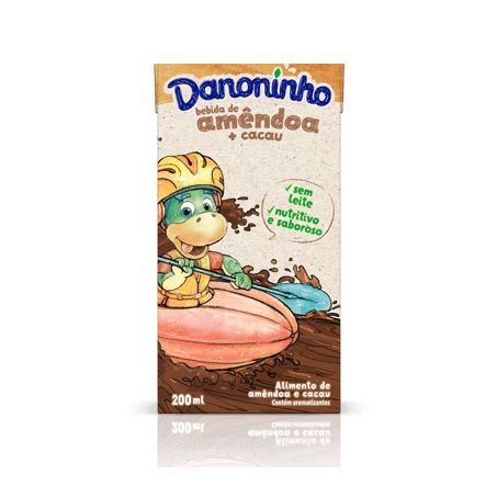 BEB.DANONINHO UHT AMENDOA E CACAU 200ML