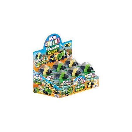 FAMPAR TOYS OVO BLOCOS VEICULOS DE GUERRA         