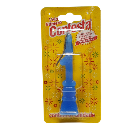 VELA CONFESTA N. 1 AZUL