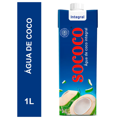 ÁGUA DE COCO SOCOCO 1L