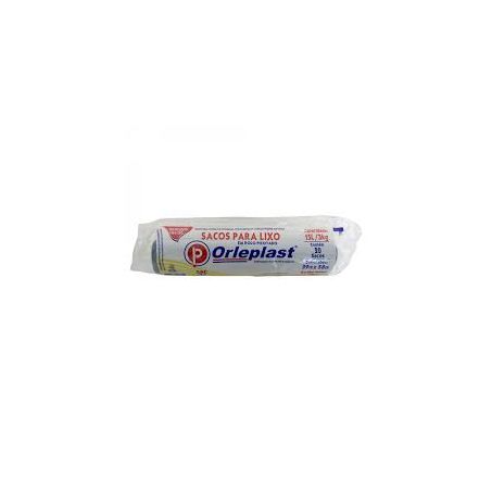 Saco de lixo orleplast 39x58cm 15l c/20