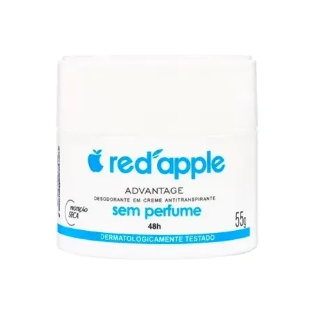 Desodorante Creme Red Apple 55g Sem Perfume