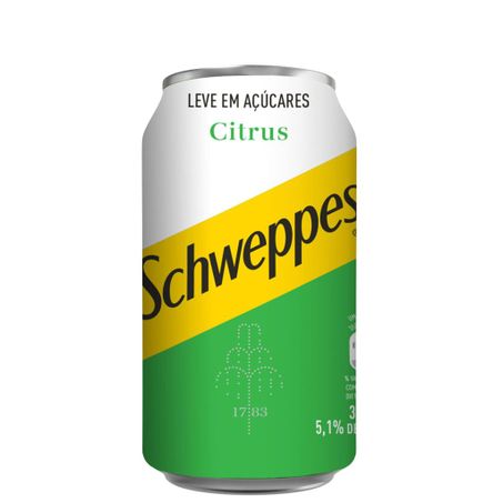 Refrigerante schweppes citrus zero açúcar lata 350ml