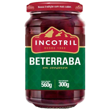 Beterraba conserva incotril 300g