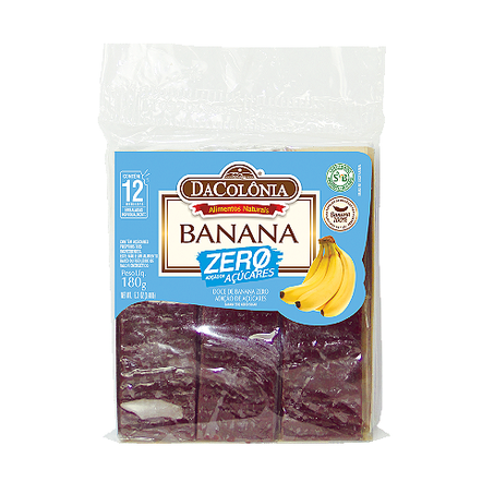 BANANA ZERO AÇÚCAR DA COLÔNIA 180G