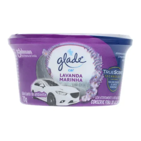 GEL CARRO GLADE 70G LAVANDA MARINHA