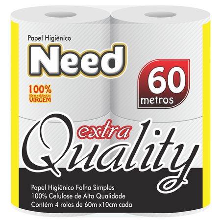 PAPEL HIG NEED EXTRA QUALITY 4X60MT