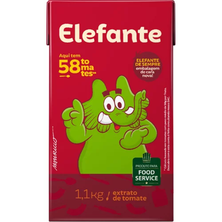 Extrato tomate tp elefante 1.042kg un