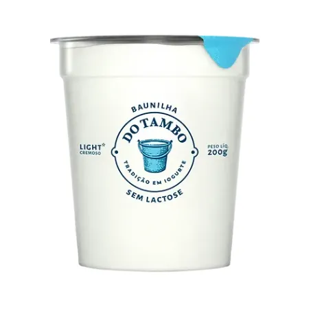 Iogurte do tambo sem lactose baunilha