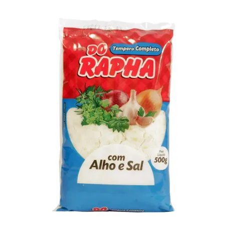 TEMPERO DO RAPHA 500G ALHO E SAL