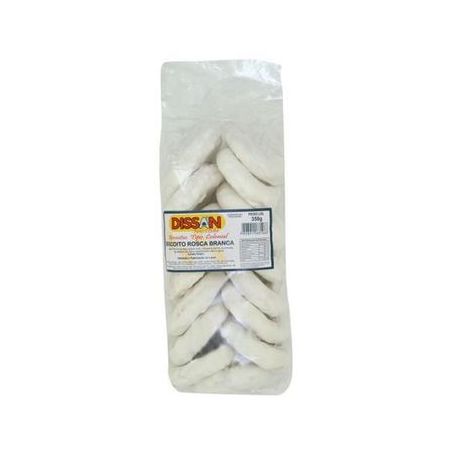 Biscoito dissan 350g rosca branca