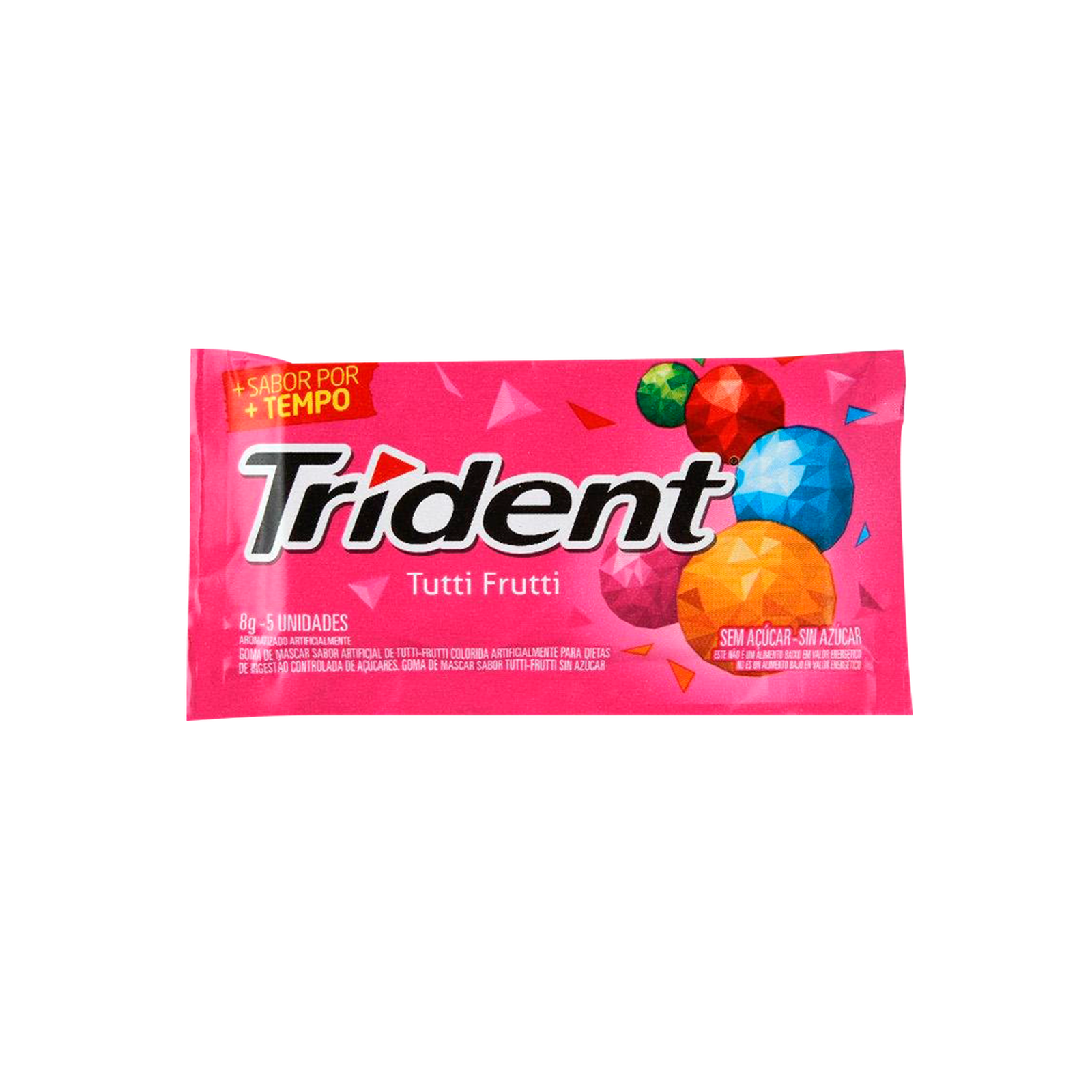 Goma Trident Tutti-frutti 8.5g | SuperAlfa