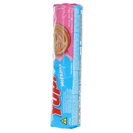 Biscoito recheado yupi morango 130g 360-6