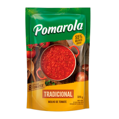 Molho Tomate Pomarola 300g Sache Tradicional