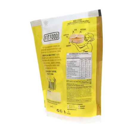 Biscoito de Arroz Fit Food Quinda Integrais e Linhaça Sachê 90gr 360-21