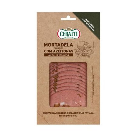 MORTADELA CERATTI 150G C/AZEITONA