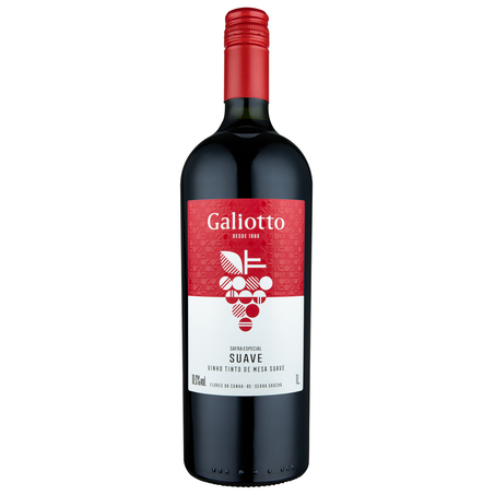 VINHO GALIOTTO 1L TINTO SUAVE