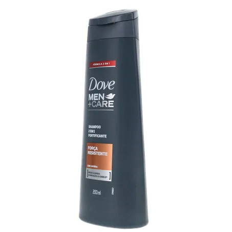 SHAMPOO DOVE MEN 2 EM 1 FORÇA RESISTENTE 200ML 360-4