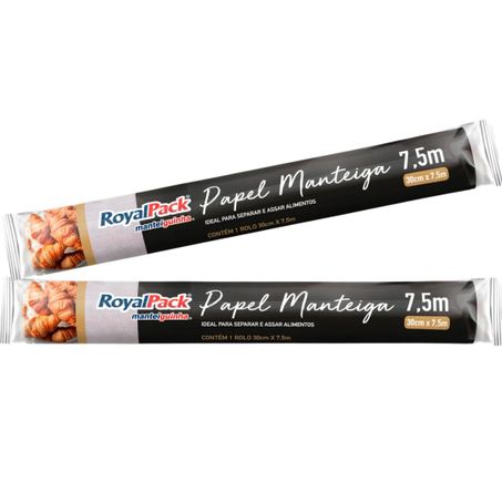 Papel manteiga royalpack 30cmx7.5mt