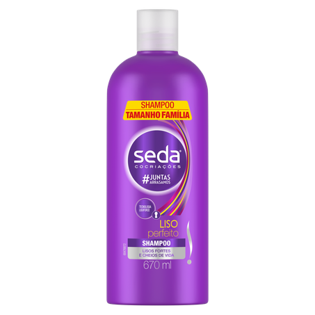 SHAMPOO SEDA TAMANHO FAMÍLIA LISO PERFEITO 670ML
