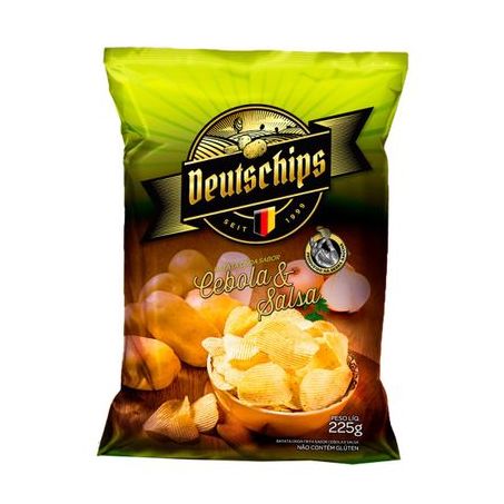 Batata Chips Deutschips Cebola/salsa 225G