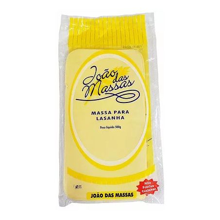 Massa joao das massas 500g lasanha -congelado