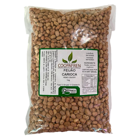Feijão Recanto da Natureza Carioca Orgânico 1kg