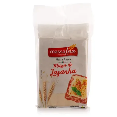 Massa Para Lasanha Massaleve 500g