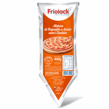 REQQUEIJÃO FRIOLACK 400G SABOR CHEDDAR