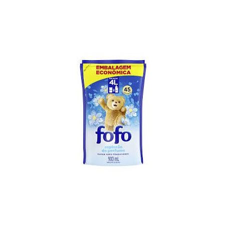 Fofo-amaciante conc.900ml azul tudao sache