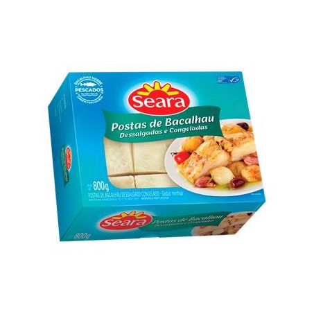 Bacalhau seara 800gr em postas