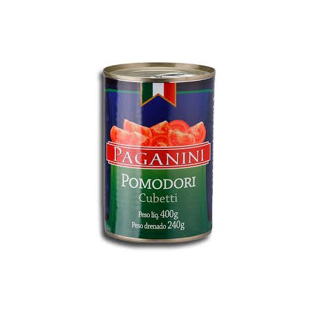 Tomate pelado paganini cubos 400g