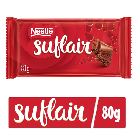 CHOCOLATE NESTLÉ SUFLAIR AO LEITE 80G 
