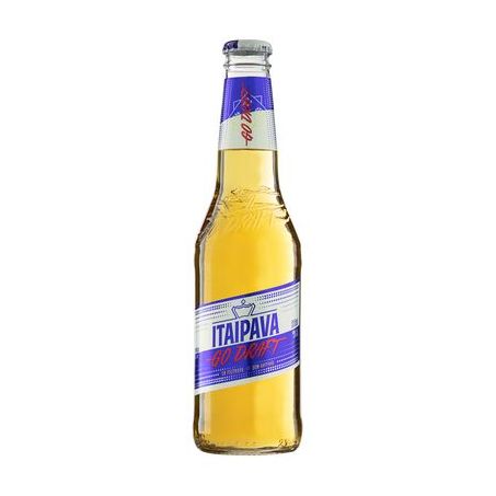 BEB. CERVEJA ITAIPAVA GO DRAFT LONG NECK 355ML