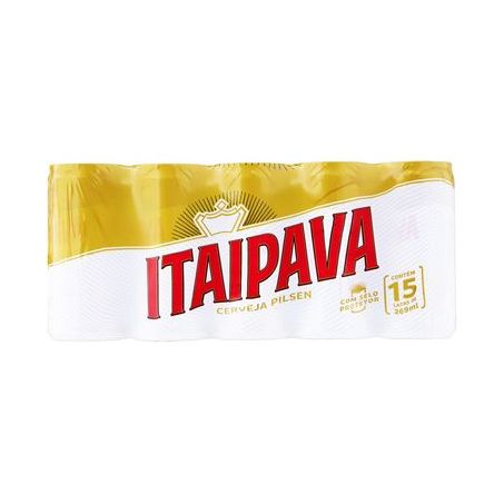 Cerveja Nacional Itaipava Pilsen Lata 269ml Fardo 15un