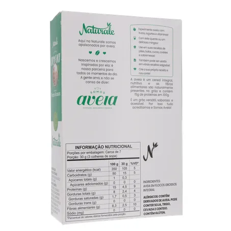 Aveia Em Flocos Grossos Naturale 170g 360-16