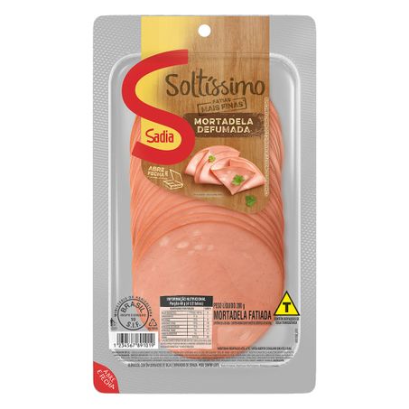 MORTADELA DEFUMADA EM FATIAS SADIA SOLTÍSSIMO