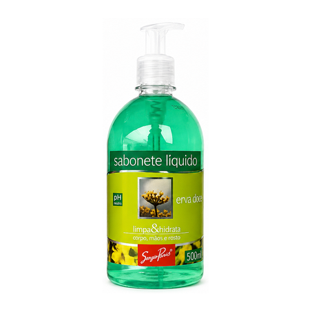 SABONETE LÍQUIDO SERGIO PARIS ERVA DOCE PUMP 500ML