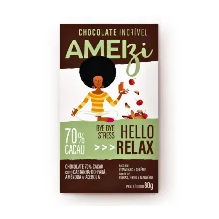 Chocolate Bye Bye Stress 80G  - Ameizi