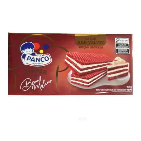 Wafer panco red velvet 112gr