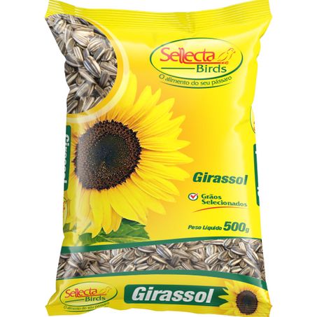 Racao passaros sellecta girassol 500g