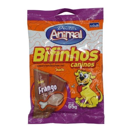 BIFINHO CANINO DOCTOR ANIMAL FRANGO 65G