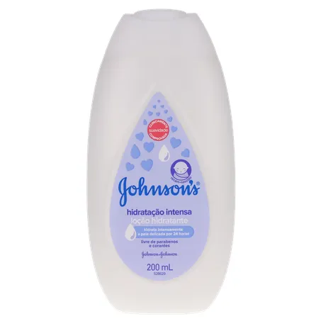 Loção Hidratante Corporal para Uso Diário Baby Hidratação Intensa JohnsonS 200Ml
