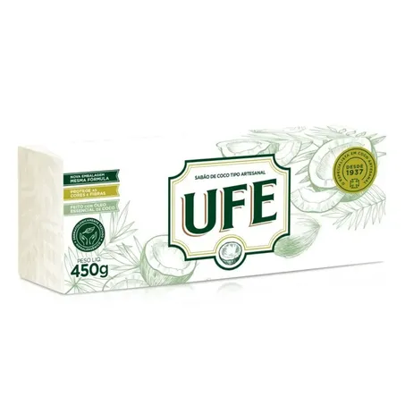 Sabao Barra Coco Ufe 450g 