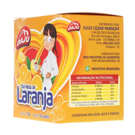 Cha daju laranja 10sc 360-24