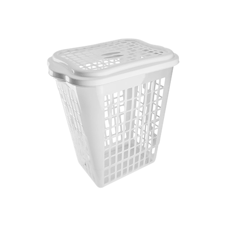 CESTO PLASVALE P/ROUPA TELADO TRANSP.46L